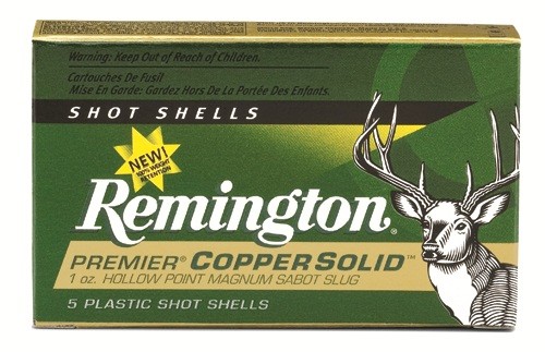 Пулевой патрон Remington калибр 12/70Premier Copper Solid Sabot Slug.